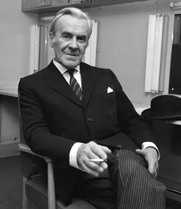 00075 Prints: John Le Mesurier Print - Actor Smoking Before Filming