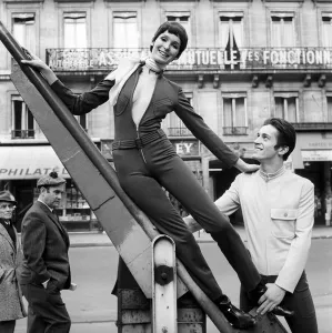 00076 Prints: Paris Fashions: Unisex Jumpsuits Print, January 1969