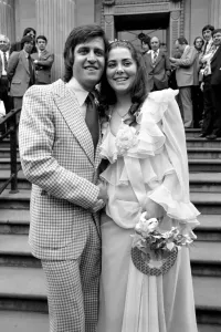 00076 Prints: Wedding Print of Ed Stewart and Chaira Hennes, July 1974