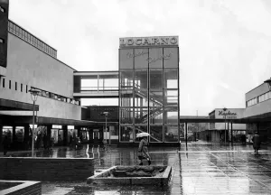 0000to0099 Prints: Print of The Glass Tower Entrance to the Locarno Ballroom, Coventry