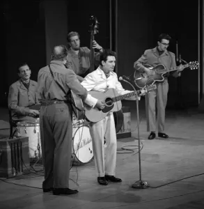 Lonnie Donegan Print - October 1966 Stage Performance Photo