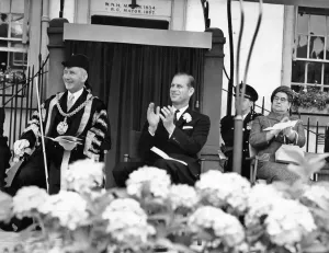 00078 Prints: Prince Philip in Carlisle, 8th July 1958 Print