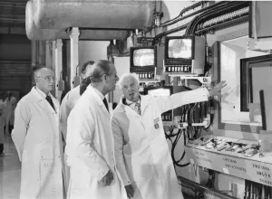 00078 Prints: Prince Philip at Sellafield Nuclear Plant Print 1988