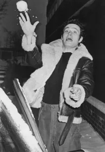 00078 Prints: Adam Ant in Snowy Newcastle Print