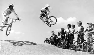 00079 Prints: BMX Riders on a New Track Print