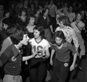 0000to0099 Prints: Wigan Casino Dancers 1975 Northern Soul Disco Print