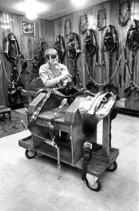 00081 Prints: The Vaux Brewery Harness Room Print 1986