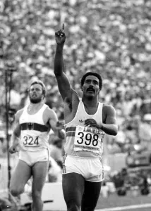 00082 Prints: Daley Thompson 400m Print, 1984 Olympics Decathlon