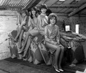 00082 Prints: Fourteen-year-old girls from Pershore, 1965 Print