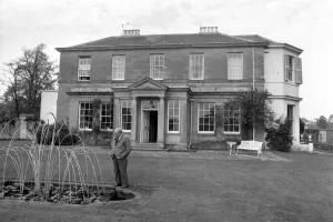 00082 Prints: J. B. Priestley in his Alveston Garden, 1968 Print