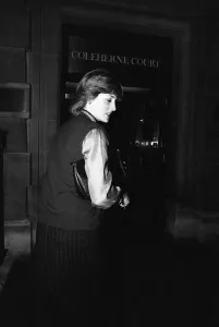00083 Prints: Lady Diana Spencer at Coleherne Court Flat Print 1980