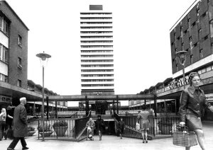 00088 Prints: Colour Print of Lower Precinct Coventry 8th May 1973