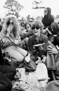 00088 Prints: Jane Fonda at Isle of Wight Festival Print 1969