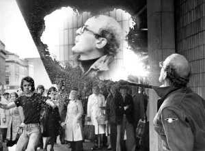 00090 Prints: Fire Eater Bernard Brasseur Print, Newcastle 1978