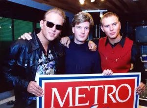 00090 Prints: Matt and Luke Goss of Bros at Metro FM Radio Print 05/03/92