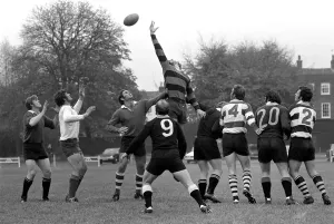 00090 Prints: Rugby: All Blacks Training Print, October 1972