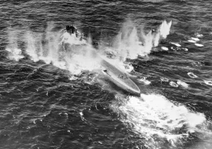 00091 Prints: Bay of Biscay U-boat Print, June 1942