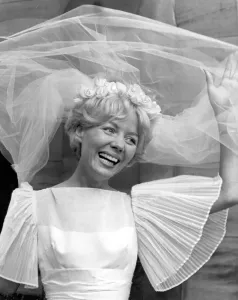 00091 Prints: Thirty One Year Old Babs Beverley on Her Wedding Day Print