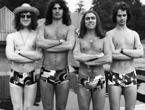 00093 Prints: Slade in Swimming Trunks 1974 Print (00093)