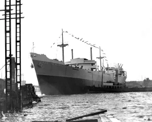 00094 Prints: Hudson Point Cargo Ship Launch Print