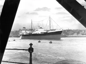 00094 Prints: The 18,000-ton tanker ship Horomya Print