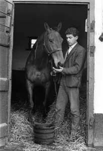 00097 Prints: Arkle with Stable Boy - 3rd February 1966 Print