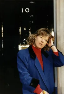 00098 Prints: Carol Thatcher at Number 10 Downing Street Print (1986)
