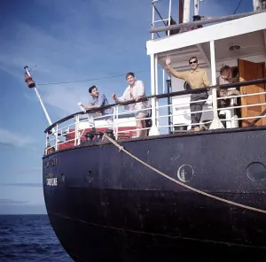 Radio Caroline Pirate Radio Ship Print, August 1967