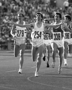 0100to0199 Prints: Moscow Olympic Games 1500 Metres Gold Medal Print