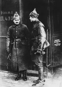 Russian Leader Prints: Leon Trotsky in Uniform Print c 1920