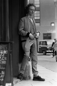 Vintage Fashion Photography Prints: Malcolm McLaren poses as teddy boy in March 1972