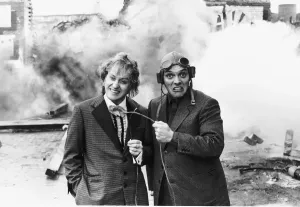 Rik Mayall and Adrian Edmondson as the Dangerous Brothers Print 28th March 1986
