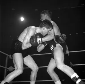 Lennie Williams v Frankie Taylor Print 1963 Royal Albert Hall