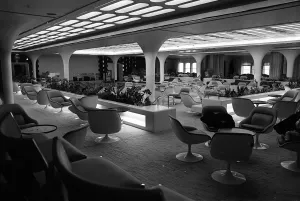 Ship Queen Elizabeth II - January 1969 Interior Print