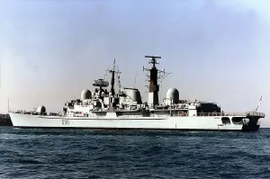 Mirror Prints: HMS Gloucester Type 42 Destroyer Print (00133)
