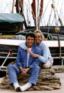 Prints of Ian McShane Actor star of the TV series Lovejoy with Joanna Lumley Actors And Actress Prints: Ian McShane as Lovejoy Print (00134)