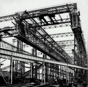 Queens Dock at Harland and Wolff Print, Belfast 1988