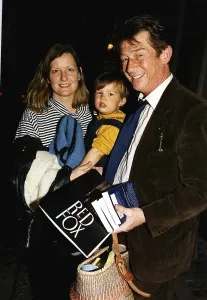 John Hurt with Family Leaving the Ivy Restaurant Print