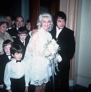 Diana Dors and Alan Lake Wedding Print - London 1971