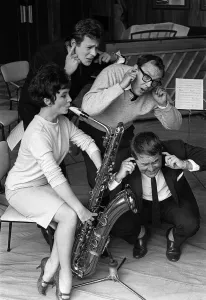 Morecambe & Wise 1965 Print - Anna Dawson Saxophone Scene