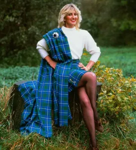 Jayne Irving in Kilt Print (00158)