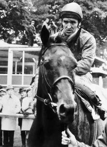 0100to0199 Prints: Brigadier Gerard and Joe Mercer Eclipse Stakes Print 1972