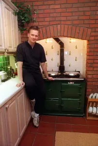 James MacPherson in His Kitchen Print 1997