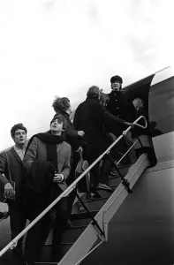London Airport Arrivals Prints: The Beatles Paul McCartney John Lennon George Harrison