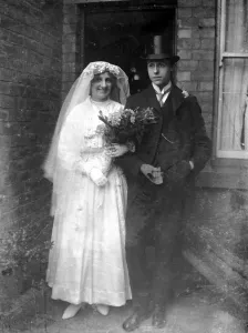 Vintage 1925 Wedding Print: North East Nuptials