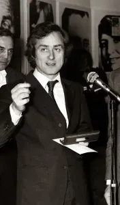 Harold Evans Receiving Journalist of the Year Award Print 1973