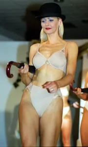 Lords Cricket Ground Prints: Lords Cricket Ground Lingerie Fashion Show Print 1998