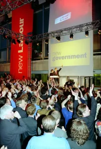 1997 Labour Victory Party Print at The Royal Festival Hall