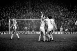 Stoke City v Leeds United 1981 Print