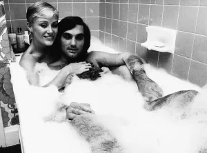 George Best and Angela Macdonald Print 23rd September 1976